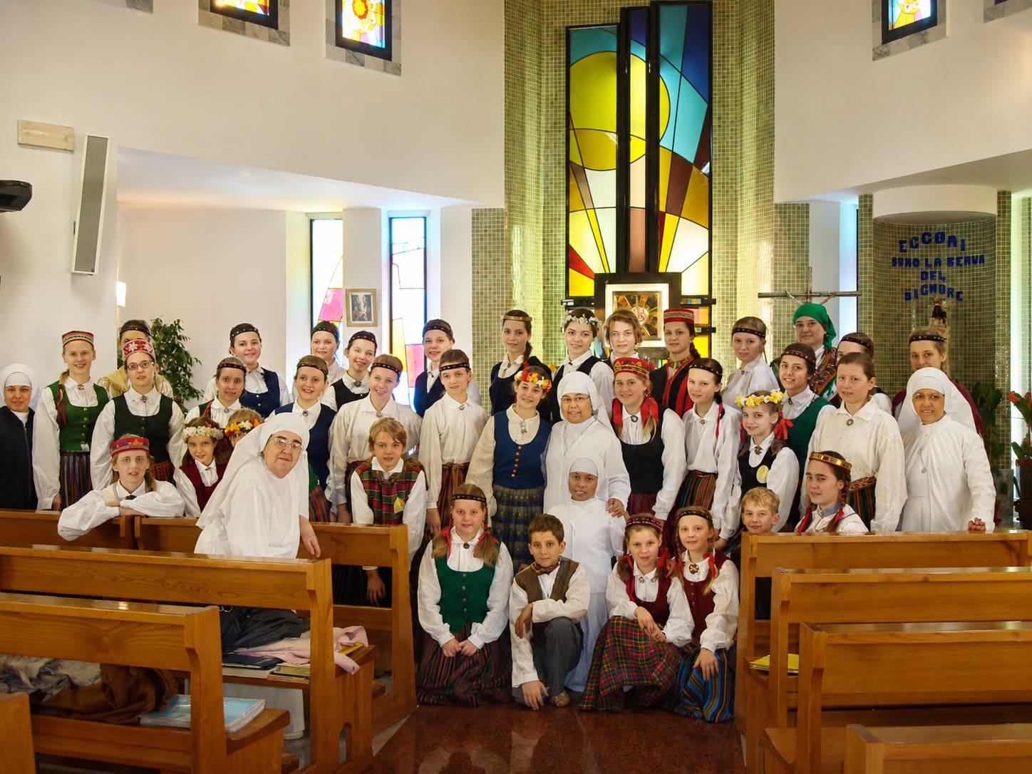 Cappella interna e spazi di preghiera a Loreto